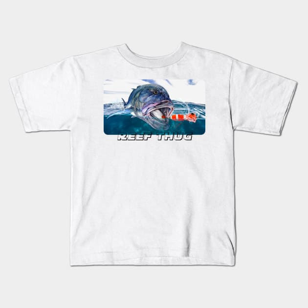 REEF THUG 2 Kids T-Shirt by Art by Paul